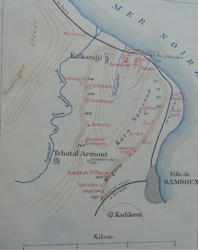 Χάρτης περιοχής Αμισού 1