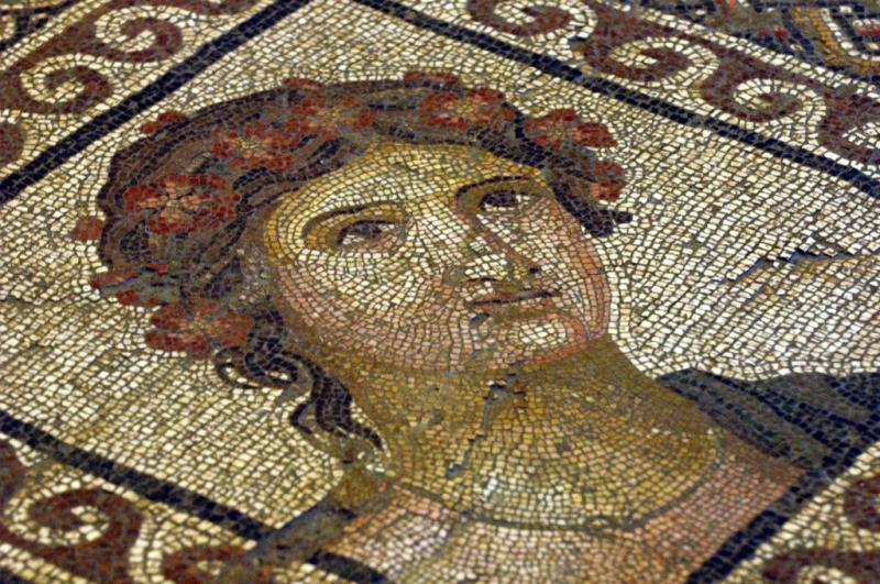 Ψηφιδωτό στο Μουσείο της Αμισού