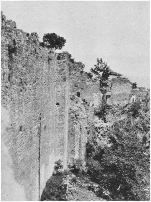 τμήμα των τειχών της Τραπεζούντος